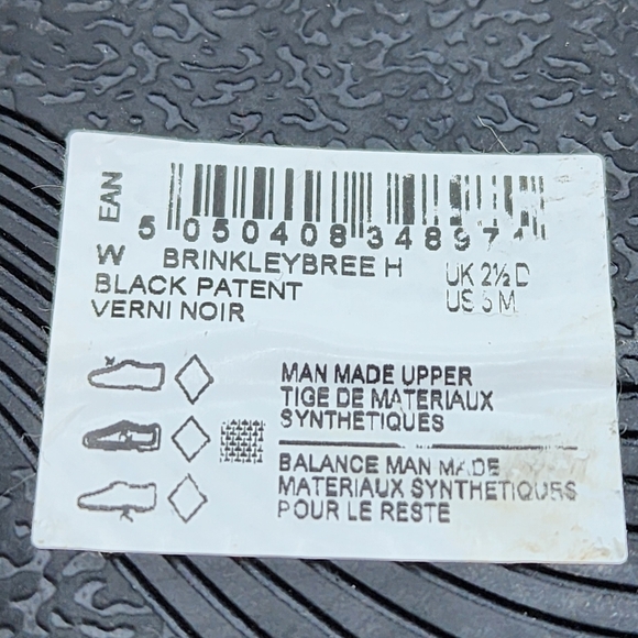 Clarks Women's Black Patent Brinkley Bree Flip-Flops Sandals - Picture 8 of 9